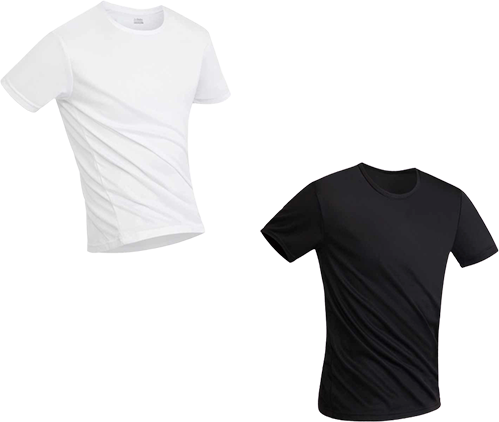 Camiseta Everdry - Preta + Branca