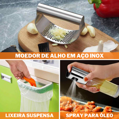 Kit Kitchen UP (MOEDOR, SPRAY e LIXEIRA)